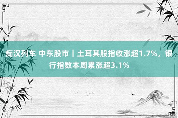 痴汉列车 中东股市｜土耳其股指收涨超1.7%，银行指数本周累涨超3.1%