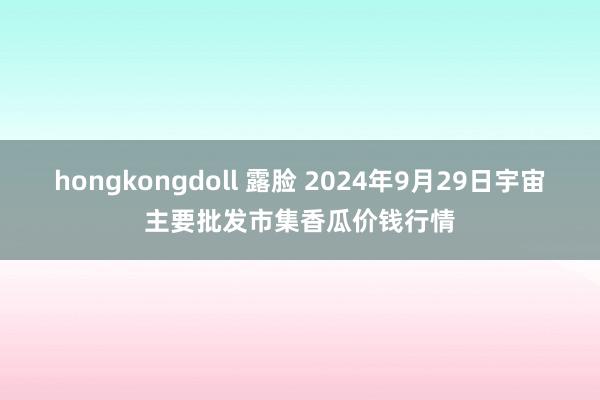 hongkongdoll 露脸 2024年9月29日宇宙主要批发市集香瓜价钱行情