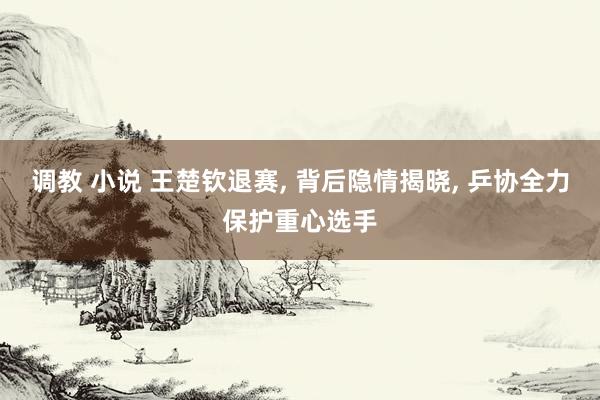 调教 小说 王楚钦退赛， 背后隐情揭晓， 乒协全力保护重心选手