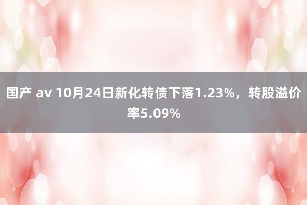 国产 av 10月24日新化转债下落1.23%，转股溢价率5.09%