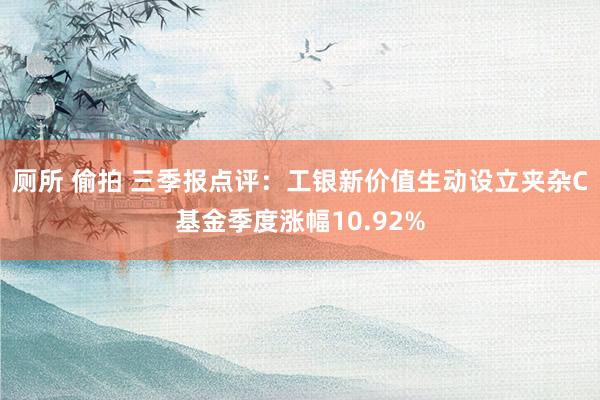 厕所 偷拍 三季报点评：工银新价值生动设立夹杂C基金季度涨幅10.92%