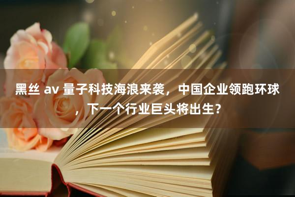 黑丝 av 量子科技海浪来袭，中国企业领跑环球，下一个行业巨头将出生？