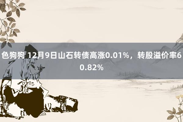 色狗狗 12月9日山石转债高涨0.01%，转股溢价率60.82%