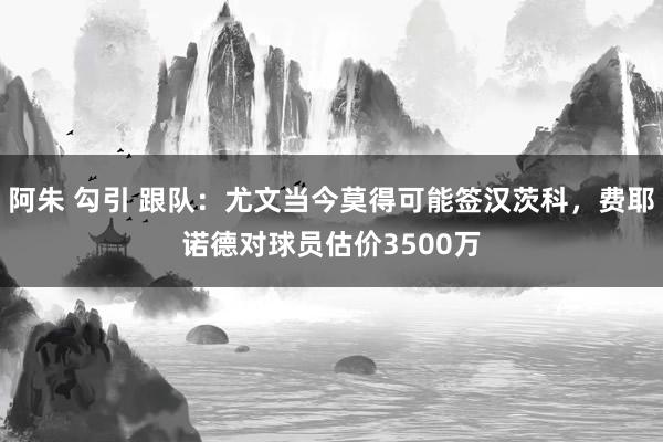 阿朱 勾引 跟队：尤文当今莫得可能签汉茨科，费耶诺德对球员估价3500万