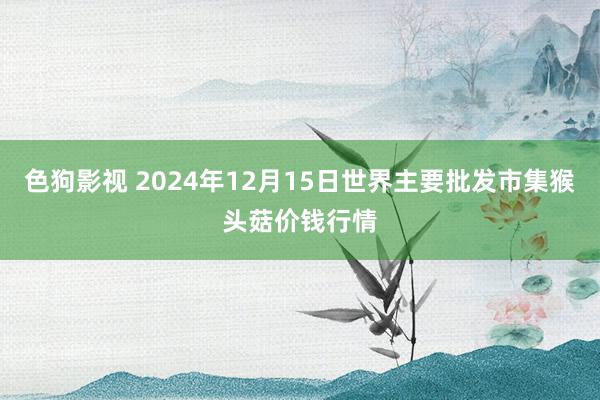 色狗影视 2024年12月15日世界主要批发市集猴头菇价钱行情