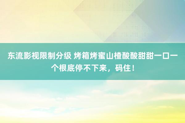 东流影视限制分级 烤箱烤蜜山楂酸酸甜甜一口一个根底停不下来，码住！