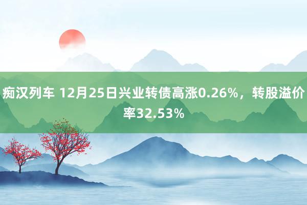 痴汉列车 12月25日兴业转债高涨0.26%，转股溢价率32.53%