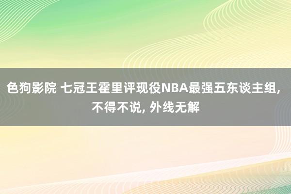 色狗影院 七冠王霍里评现役NBA最强五东谈主组， 不得不说， 外线无解